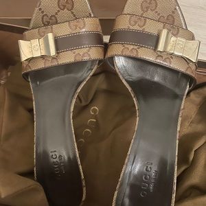 Gucci high sandal authentic size 6.5
